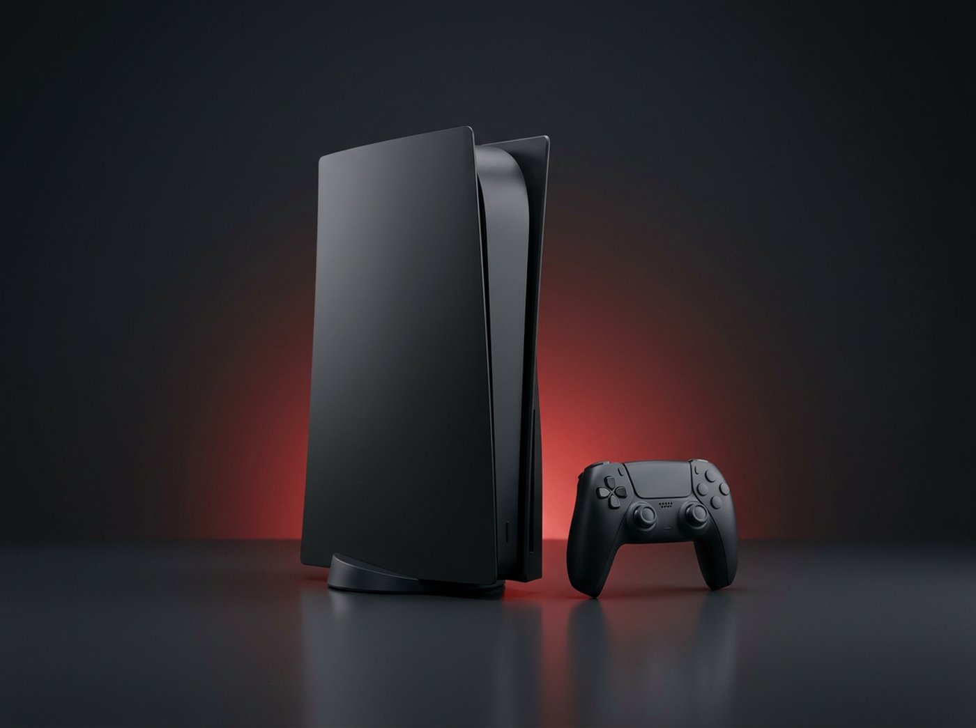 A modern games console and controller