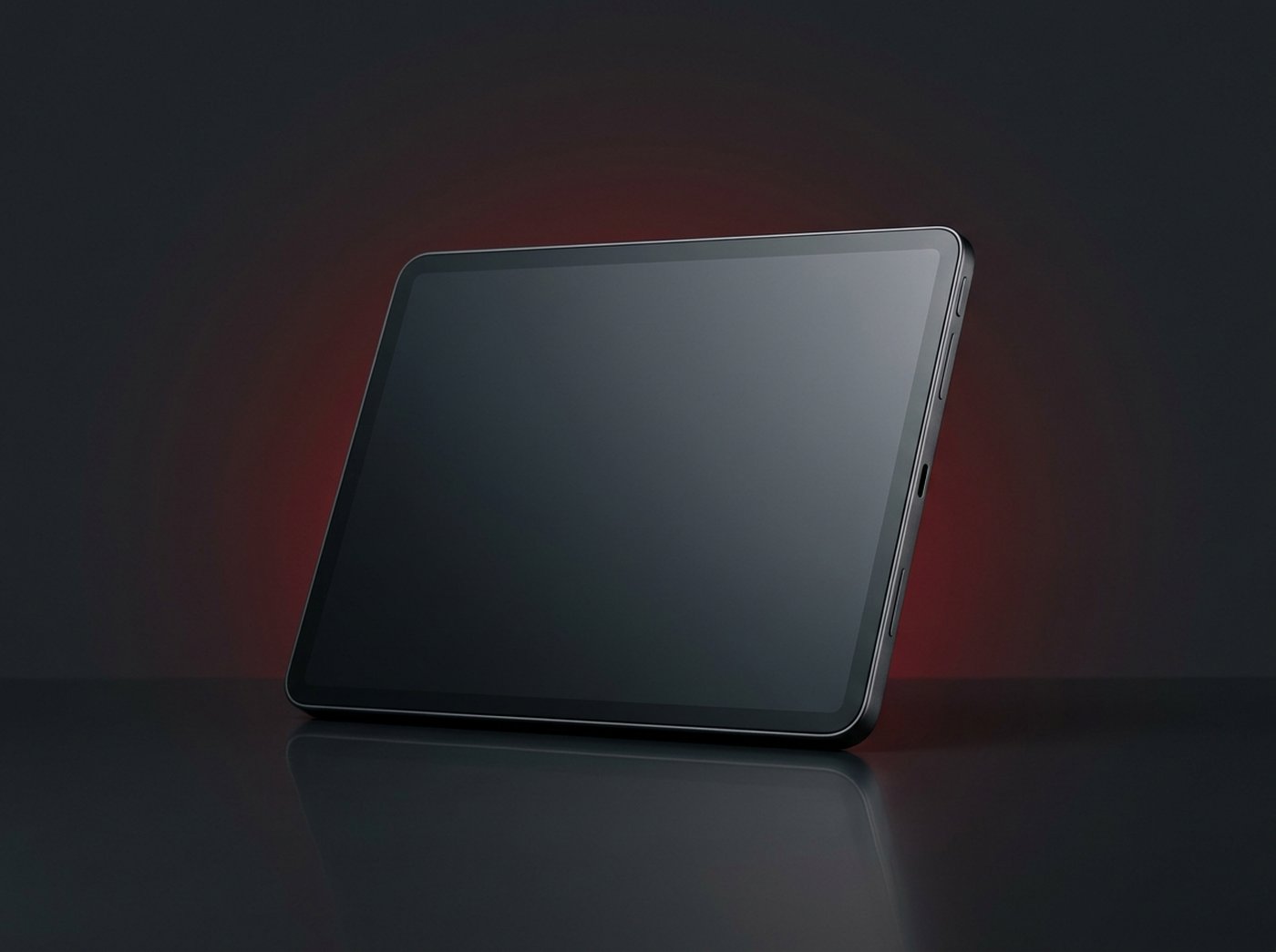 A modern tablet with a clean screen